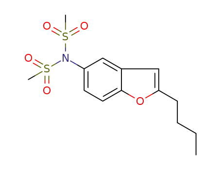 Methanesulfonamide, N-(2-butyl-5-benzofuranyl)-N-(methylsulfonyl)-