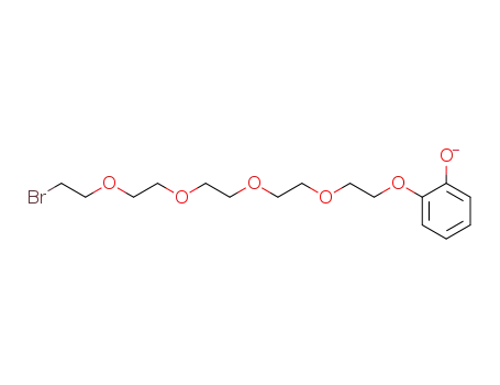 Molecular Structure of 65845-47-8 (2-[2-(2-{2-[2-(2-Bromo-ethoxy)-ethoxy]-ethoxy}-ethoxy)-ethoxy]-phenol anion)