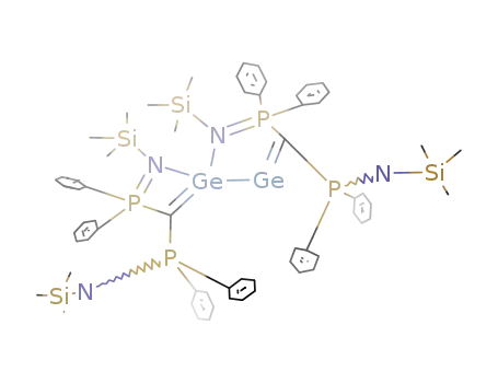 [(Me<sub>3</sub>SiN=PPh<sub>2</sub>)<sub>2</sub>C=Ge→Ge=C(PPh<sub>2</sub>=NSiMe<sub>3</sub>)<sub>2</sub>]