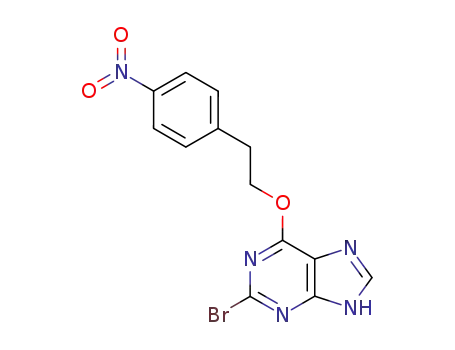 2-bromo-6-(4-nitrophenylethoxy)purine