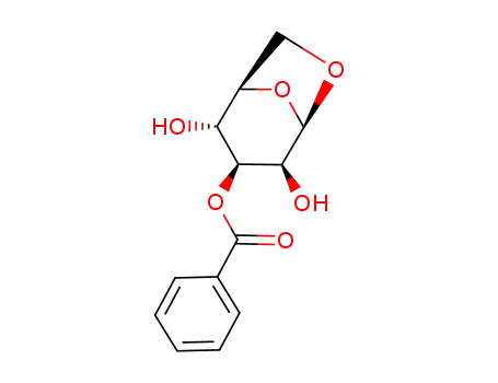 Molecular Structure of 104477-48-7 (1,6-anhydro-3-O-benzoyl-β-D-mannopyranose)