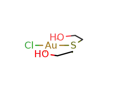 Molecular Structure of 69462-32-4 (cloro(thiodiethanol)gold(I))