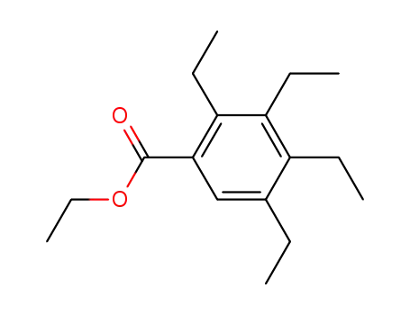 Molecular Structure of 1219618-63-9 (ethyl 2,3,4,5-tetraethylbenzoate)