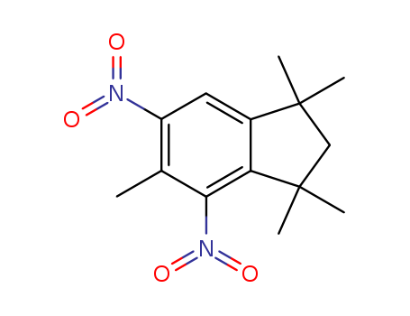 1H-Indene,2,3-dihydro-1,1,3,3,5-pentamethyl-4,6-dinitro-