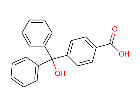 Benzoic acid,4-(hydroxydiphenylmethyl)- cas  19672-49-2