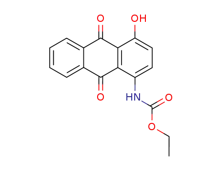 [(9,10-ジヒドロ-4-ヒドロキシ-9,10-ジオキソアントラセン)-1-イル]カルバミド酸エチル