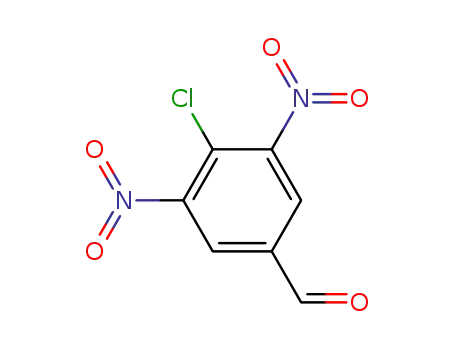 Molecular Structure of 59893-50-4 (4-Chloro-3,5-dinitrobenzaldehyde)