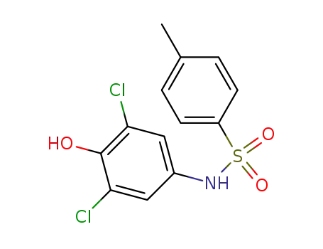 Molecular Structure of 59876-72-1 (Benzenesulfonamide, N-(3,5-dichloro-4-hydroxyphenyl)-4-methyl-)