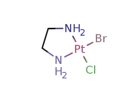 Molecular Structure of 52269-75-7 (bromo(chloro)platinum(2+) ethane-1,2-diyldiazanide)