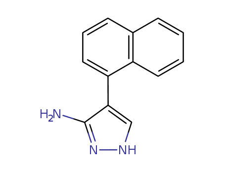 4-(Naphthalen-1-yl)-1H-pyrazol-3-amine