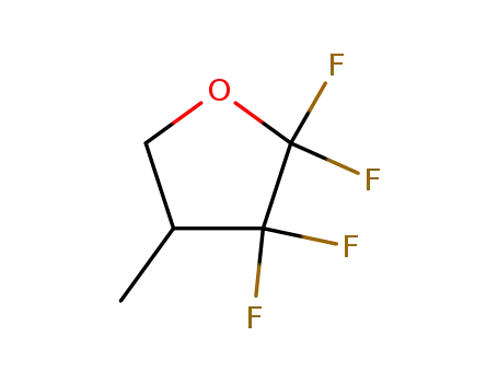 Furan, 2,2,3,3-tetrafluorotetrahydro-4-methyl- (9CI)