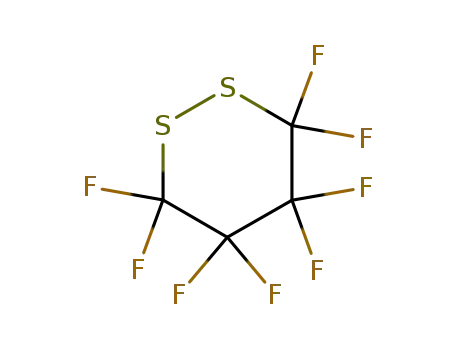 Molecular Structure of 24345-57-1 (Octafluoro-1,2-dithiane)