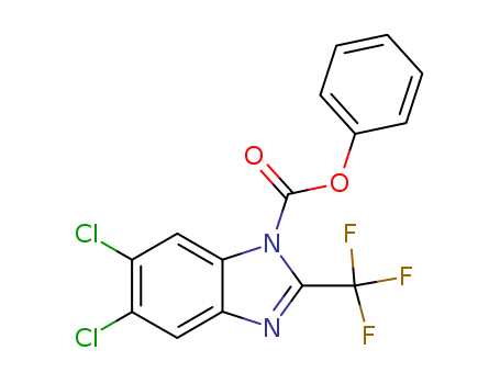 1H-Benzimidazole-1-carboxylicacid, 5,6-dichloro-2-(trifluoromethyl)-, phenyl ester