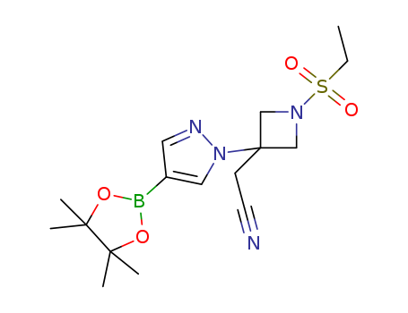 3-Azetidineacetonitrile, 1-(ethylsulfonyl)-3-[4-(4,4,5,5-tetramethyl-1,3,2-dioxaborolan-2-yl)-1H-pyrazol-1-yl]-