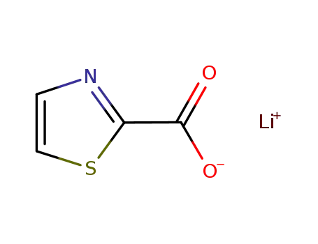 Molecular Structure of 1192365-76-6 (C<sub>4</sub>H<sub>2</sub>NO<sub>2</sub>S<sup>(1-)</sup>*Li<sup>(1+)</sup>)