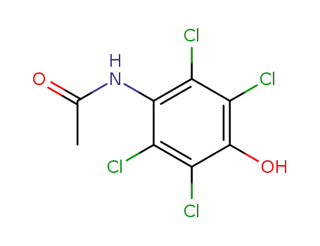 Molecular Structure of 77218-80-5 (Acetamide, N-(2,3,5,6-tetrachloro-4-hydroxyphenyl)-)