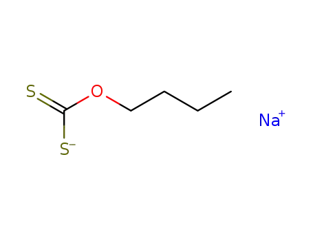 Molecular Structure of 141-33-3 (Sodium O-butyldithiocarbonate)