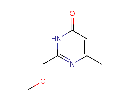 Molecular Structure of 3122-74-5 (4(1H)-Pyrimidinone, 2-(methoxymethyl)-6-methyl-)