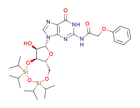 Molecular Structure of 131474-72-1 (3',5'-O-(1,1,3,3-Tetraisopropyl-1,3-disiloxanediyl)uridine)