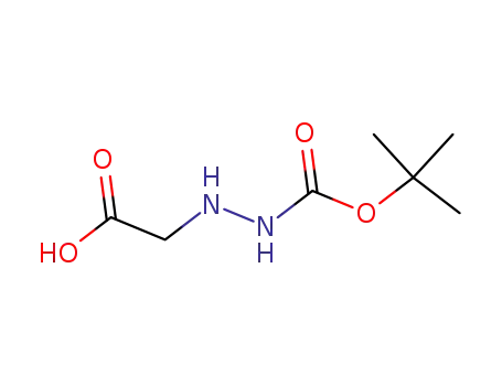 Molecular Structure of 115262-99-2 (Hydrazinecarboxylic acid, 2-(carboxymethyl)-, 1-(1,1-dimethylethyl) ester (9CI))