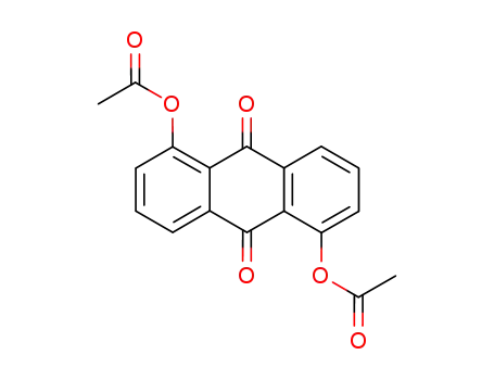 Molecular Structure of 1747-93-9 (1,5-Diacetoxy-9,10-anthraquinone)