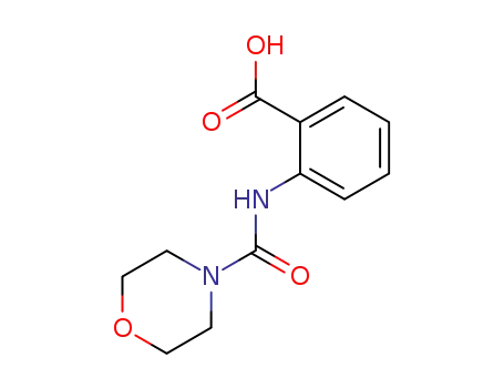 Molecular Structure of 21282-65-5 (2-[(morpholinocarbonyl)amino]benzoic acid)