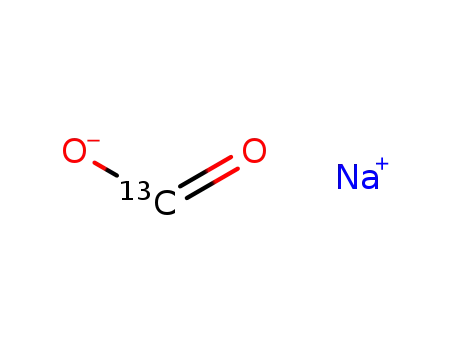 Molecular Structure of 23102-86-5 (Sodium formate-13C)