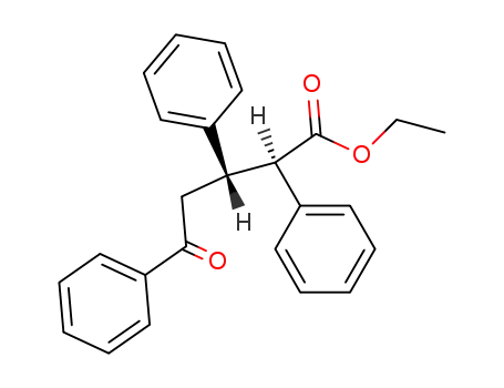 Molecular Structure of 62071-28-7 ((+/-)-<i>erythro</i>-5-oxo-2.3.5-triphenyl-valeric acid ethyl ester)