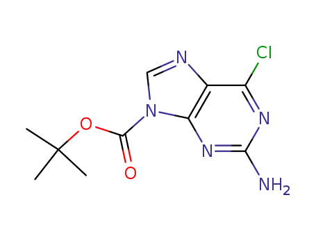 tert-butyl (2-amino-6-chloro-9H-purin-9-yl)carboxylate