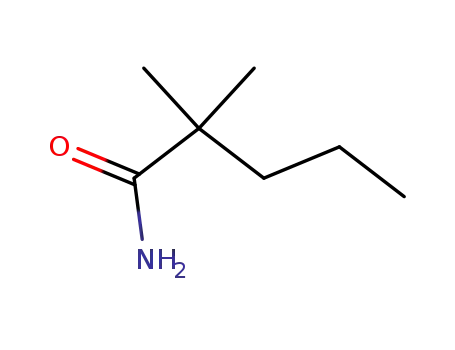 Molecular Structure of 13146-36-6 (2,2-dimethylvaleramide)