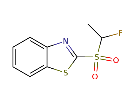 2-(1-fluoroethyl)sulfonyl-1,3-benzothiazole