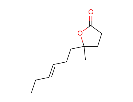 Molecular Structure of 14252-84-7 ((E)-3-hexenyl)dihydro-5-methylfuran-2(3H)-one)