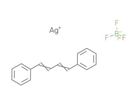 Molecular Structure of 26100-18-5 (Ag<sup>(1+)</sup>*BF<sub>4</sub><sup>(1-)</sup>*C<sub>6</sub>H<sub>5</sub>C<sub>4</sub>H<sub>4</sub>C<sub>6</sub>H<sub>5</sub>=AgBF<sub>4</sub>*C<sub>6</sub>H<sub>5</sub>C<sub>4</sub>H<sub>4</sub>C<sub>6</sub>H<sub>5</sub>)