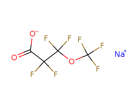 Molecular Structure of 24499-36-3 (sodium perfluoro-β-methoxypropionate)