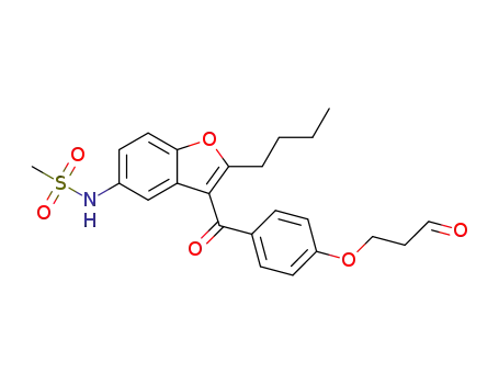 N-(2-butyl-3-[4-(3-oxopropoxy)benzoyl]-1-benzofuran-5-yl)methanesulfonamide