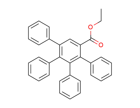 Molecular Structure of 96676-89-0 (ethyl-5',6'-diphenyl-[1,1':2',1''-terphenyl]-3'-carboxylate)