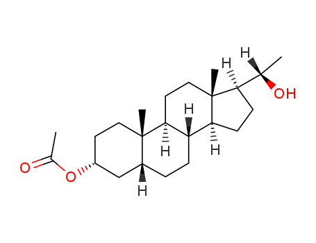 Pregnane-3,20-diol,3-acetate, (3a,5b,20S)- (9CI)
