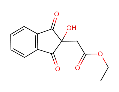 Molecular Structure of 1176972-62-5 (ethyl (2'-hydroxyindane-1',3'-dione-2'-yl)acetate)