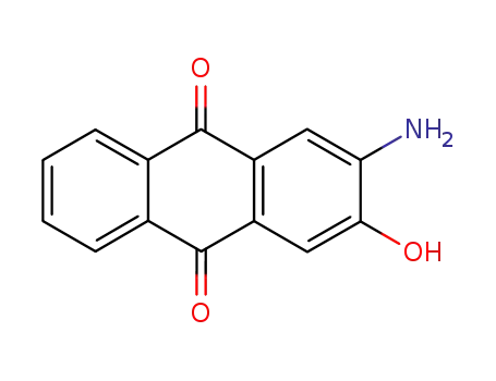 Molecular Structure of 117-77-1 (2-AMINO-3-HYDROXYANTHRAQUINONE)