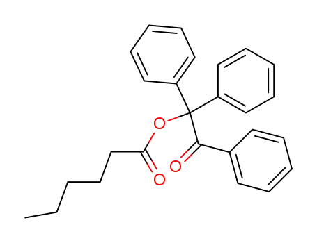 Hexanoic acid, 2-oxo-1,1,2-triphenylethyl ester