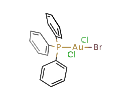 trans-((triphenylphosphine)gold(III)BrCl<sub>2</sub>)