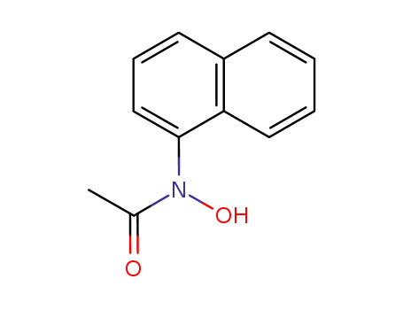 Molecular Structure of 38105-20-3 (Acetamide, N-hydroxy-N-1-naphthalenyl-)