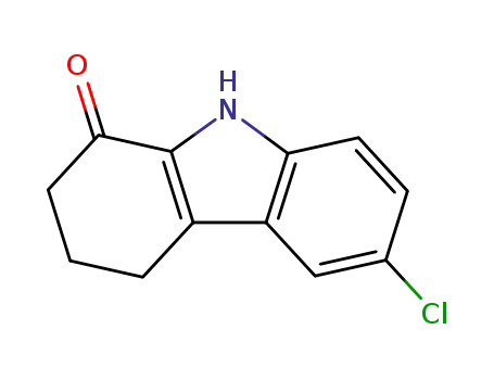 Molecular Structure of 14192-67-7 (6-CHLORO-2,3,4,9-TETRAHYDRO-1H-CARBAZOL-1-ONE)