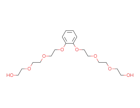 Molecular Structure of 88037-68-7 (1,2-bis{2-[2-(2-hydroxyethoxy)ethoxy]ethoxy}benzene)