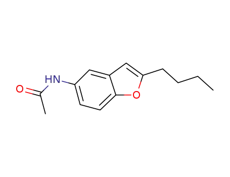 Molecular Structure of 526196-92-9 (N-(2-butylbenzofuran-5-yl)acetaMide)