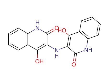 Molecular Structure of 90061-38-4 (2(1H)-Quinolinone, 3,3'-iminobis[4-hydroxy-)