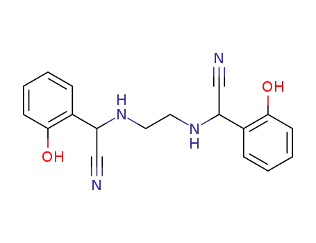 2,2'-bis-(2-hydroxy-phenyl)-2,2-ethanediyldiamino-di-acetonitrile