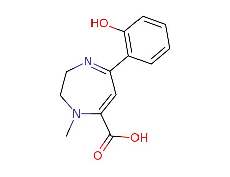 Kwas 5-(2-hydroxyfenylo)-N-methylo-2,3-dihydro-1,4-diazepino-7-karbokxylowy [Polish]