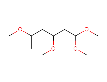 Molecular Structure of 25724-11-2 (1,1,3,5-Tetramethoxyhexane)
