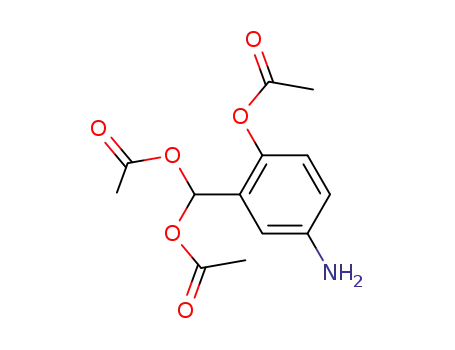 Methanediol, 1-[2-(acetyloxy)-5-aminophenyl]-, 1,1-diacetate